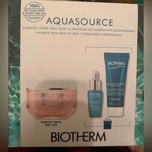 Biotherm Aquasource skincare set
